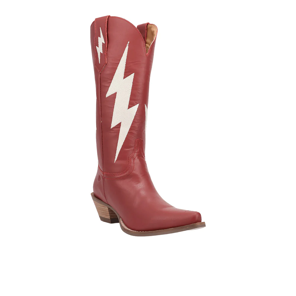 Thunderbolt Leather Snip Toe Cowboy Boots - Image 2