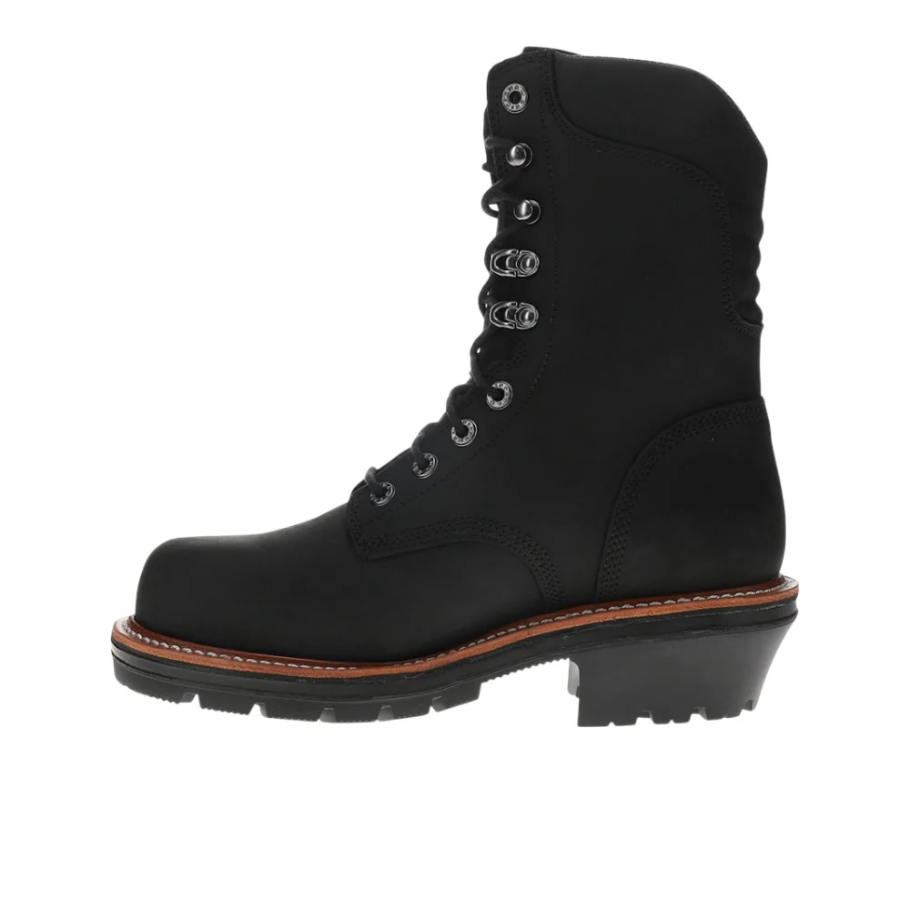 Thunderstruck Nano Logger 9 Inch Waterproof Round Toe Work Boots - Image 3