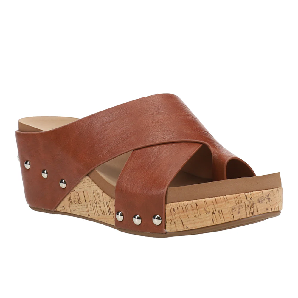 Tidbit Studded Wedge Slide Sandals - Image 2