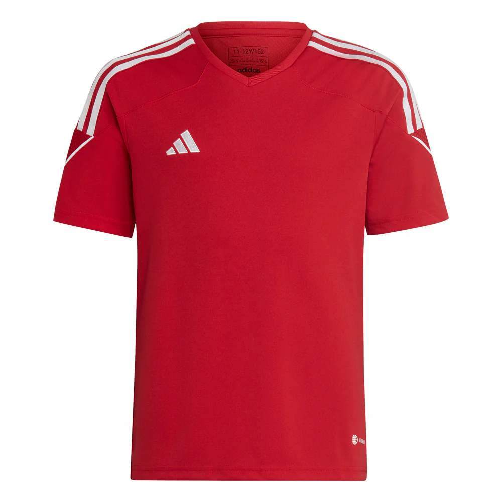 Tiro 23 League V Neck Short Sleeve Soccer Jersey (Youth)