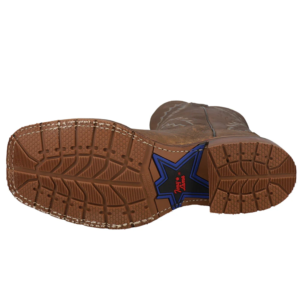 Bowie 11 Inch Square Toe Cowboy Boots - Image 5