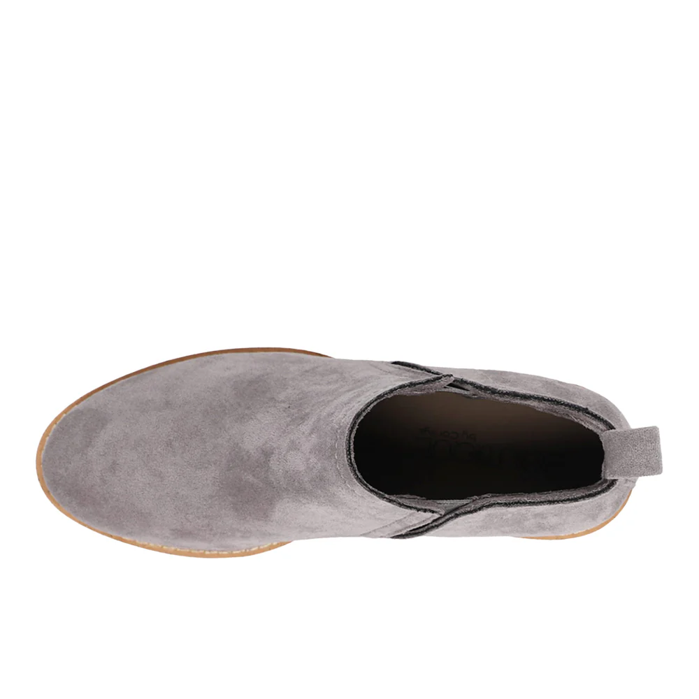 Tomb Wedge Round Toe Pull On Boots - Image 4