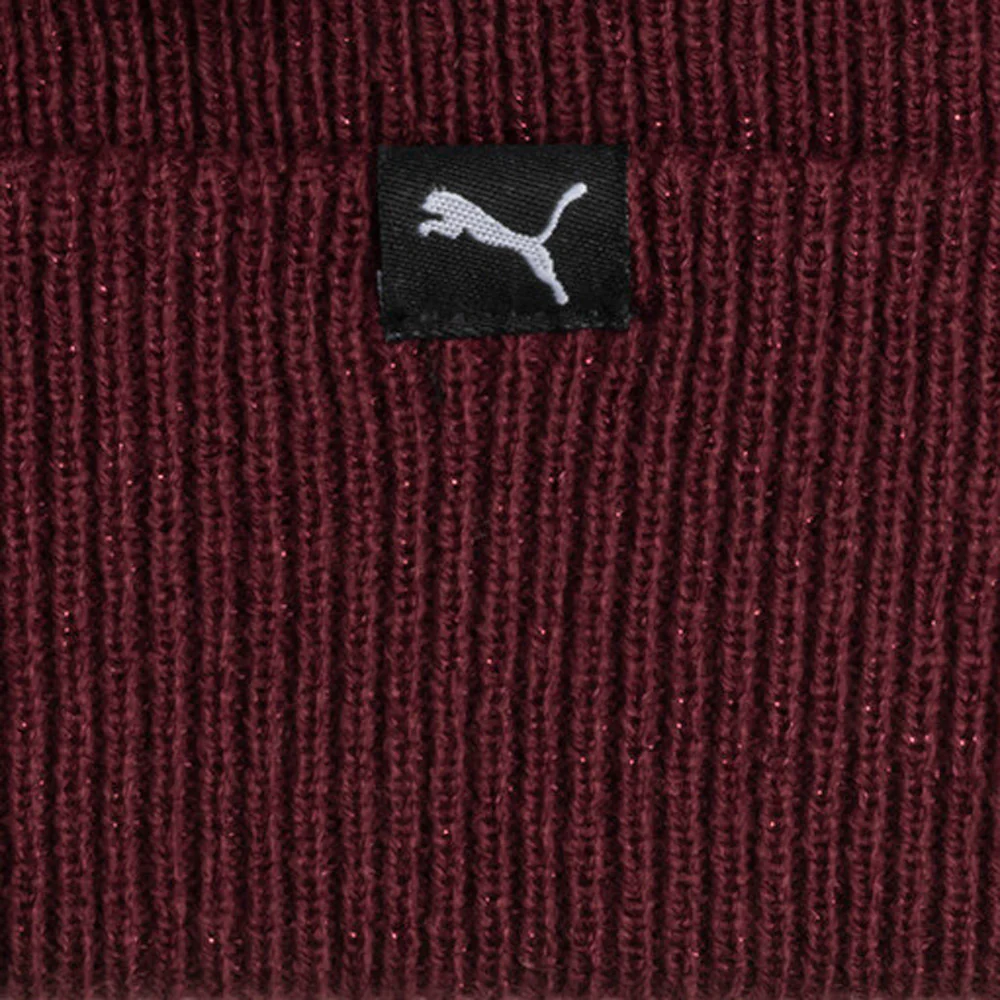 Tonal Ribbed Lurex Knit Beanie - Image 4