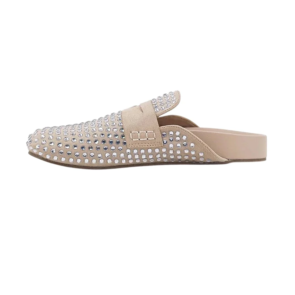 Tracy Rhinestone Slip On Clogs - Image 3