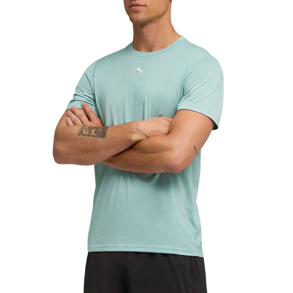Train All Day Essentials Heather Cat Crew Neck Short Sleeve T-Shirt - Image 5