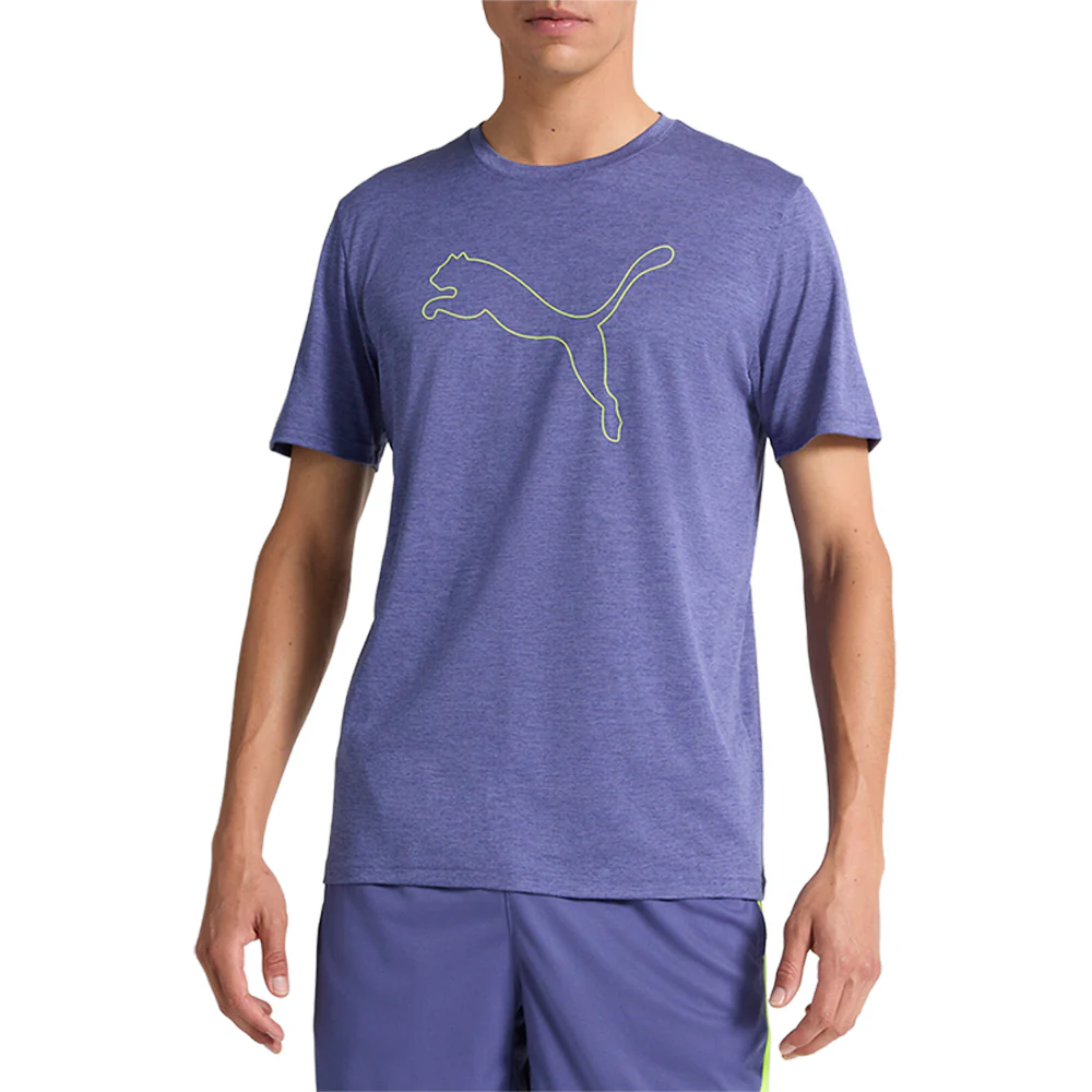Train All Day Essentials Heather Cat Crew Neck Short Sleeve T-Shirt - Image 3