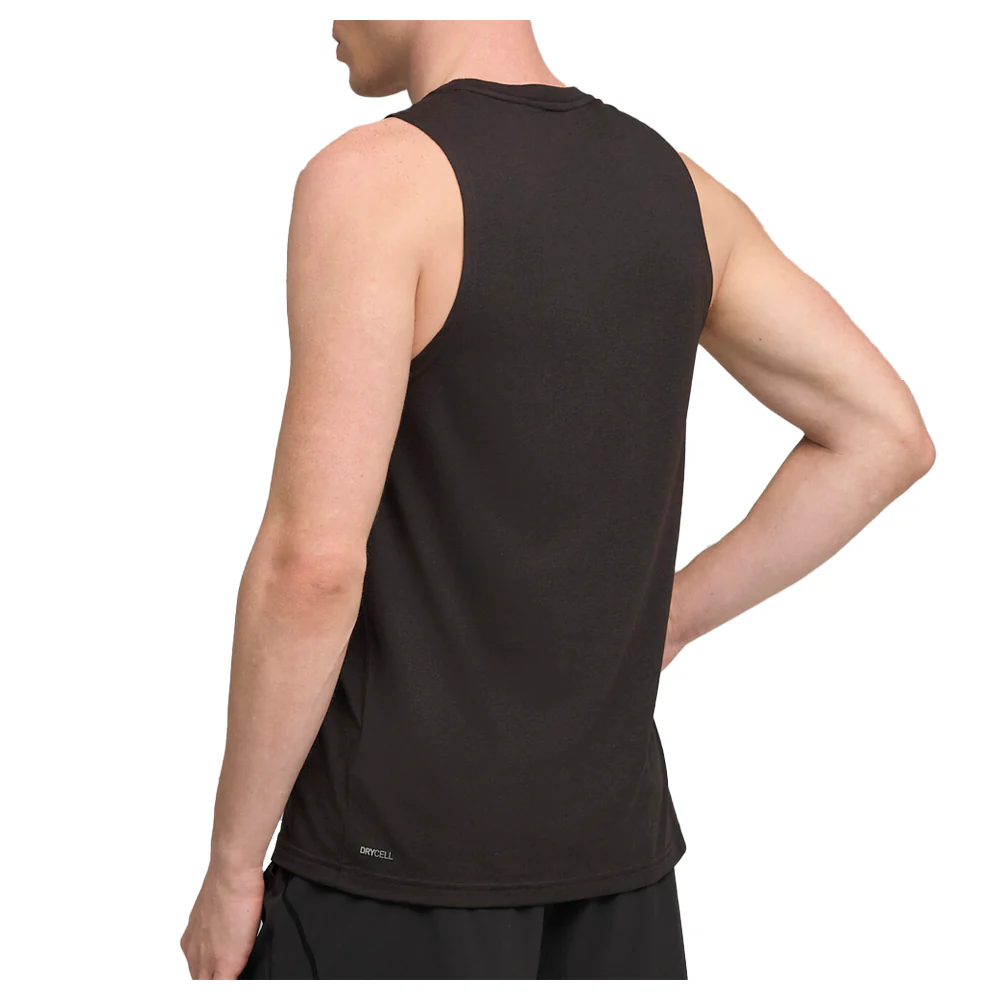 Train All Day Tech Triblend Crew Neck Sleeveless Athletic Tank Top - Image 3