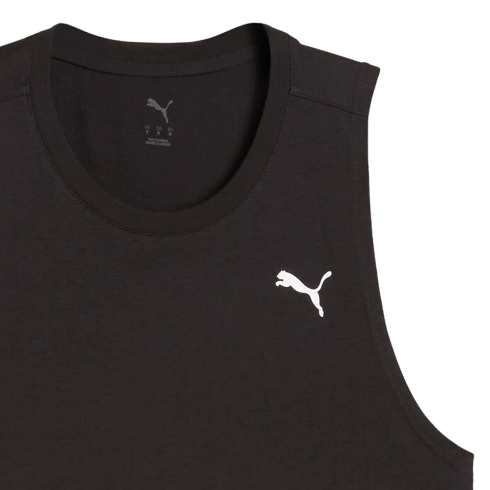 Train All Day Tech Triblend Crew Neck Sleeveless Athletic Tank Top - Image 5