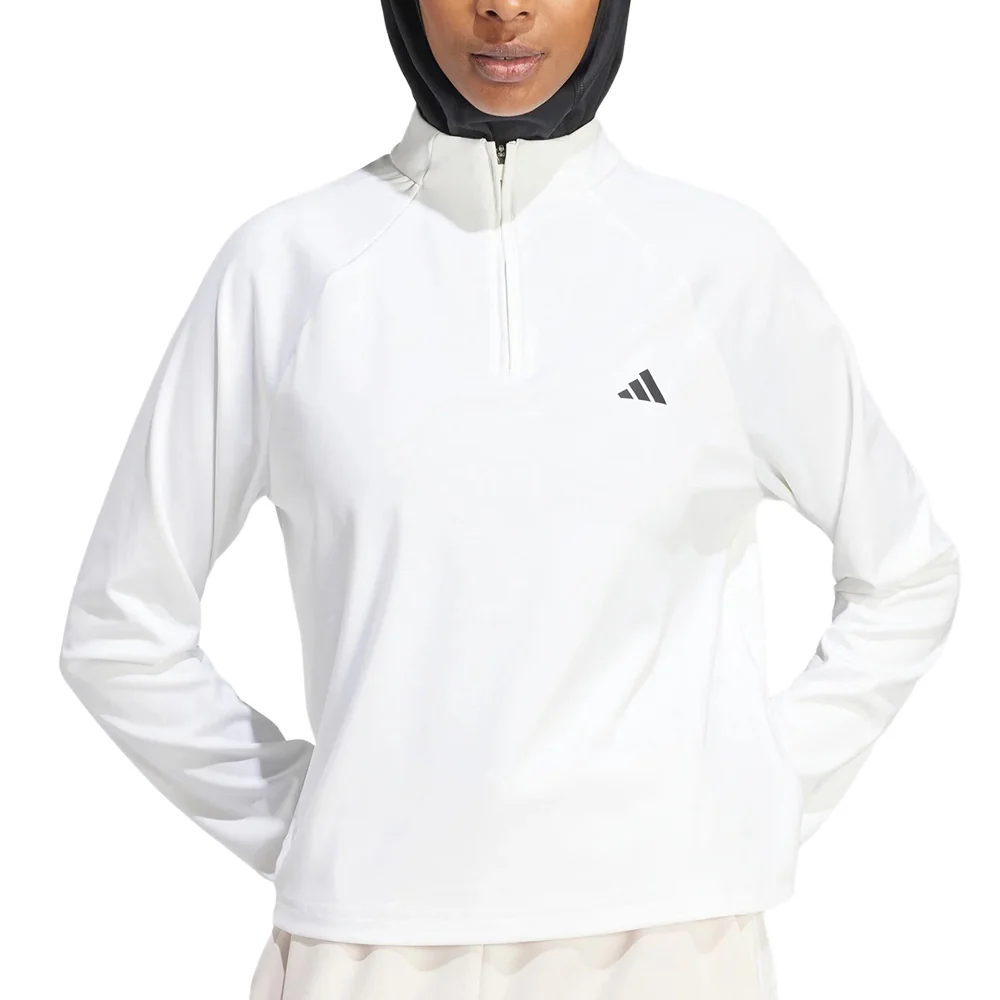 Train Essentials Minimal Branding Quarter Zip Pullover - Image 3