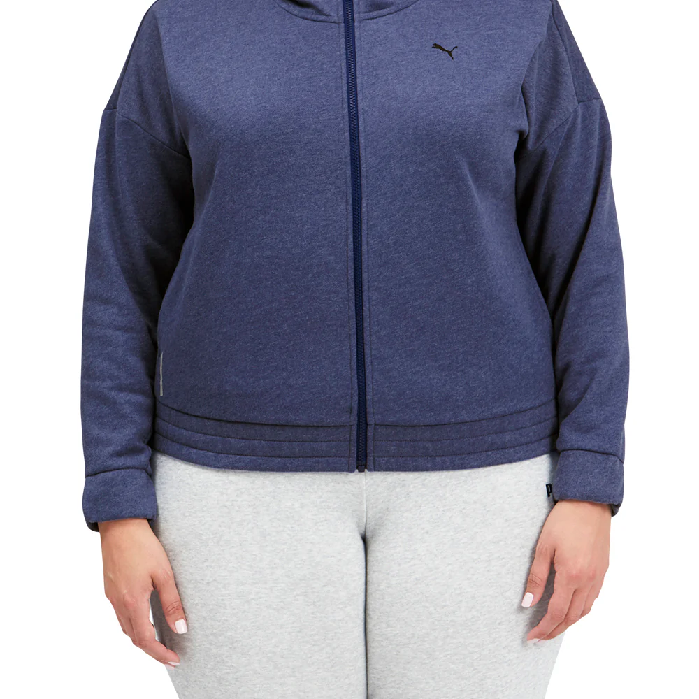 Train Favorite Fleece Plus Sized Full Zip Hoodie - Image 3