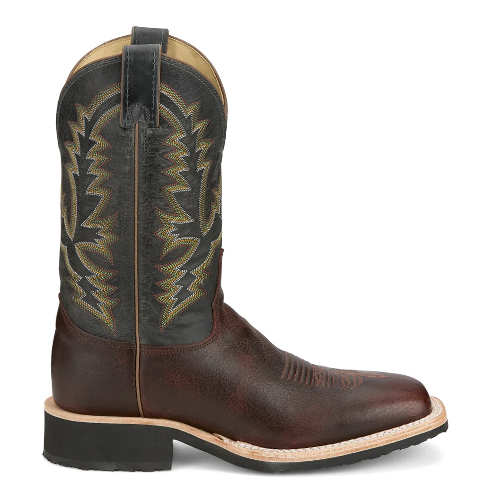 Trainor Square Toe Pull On Cowboy Boots