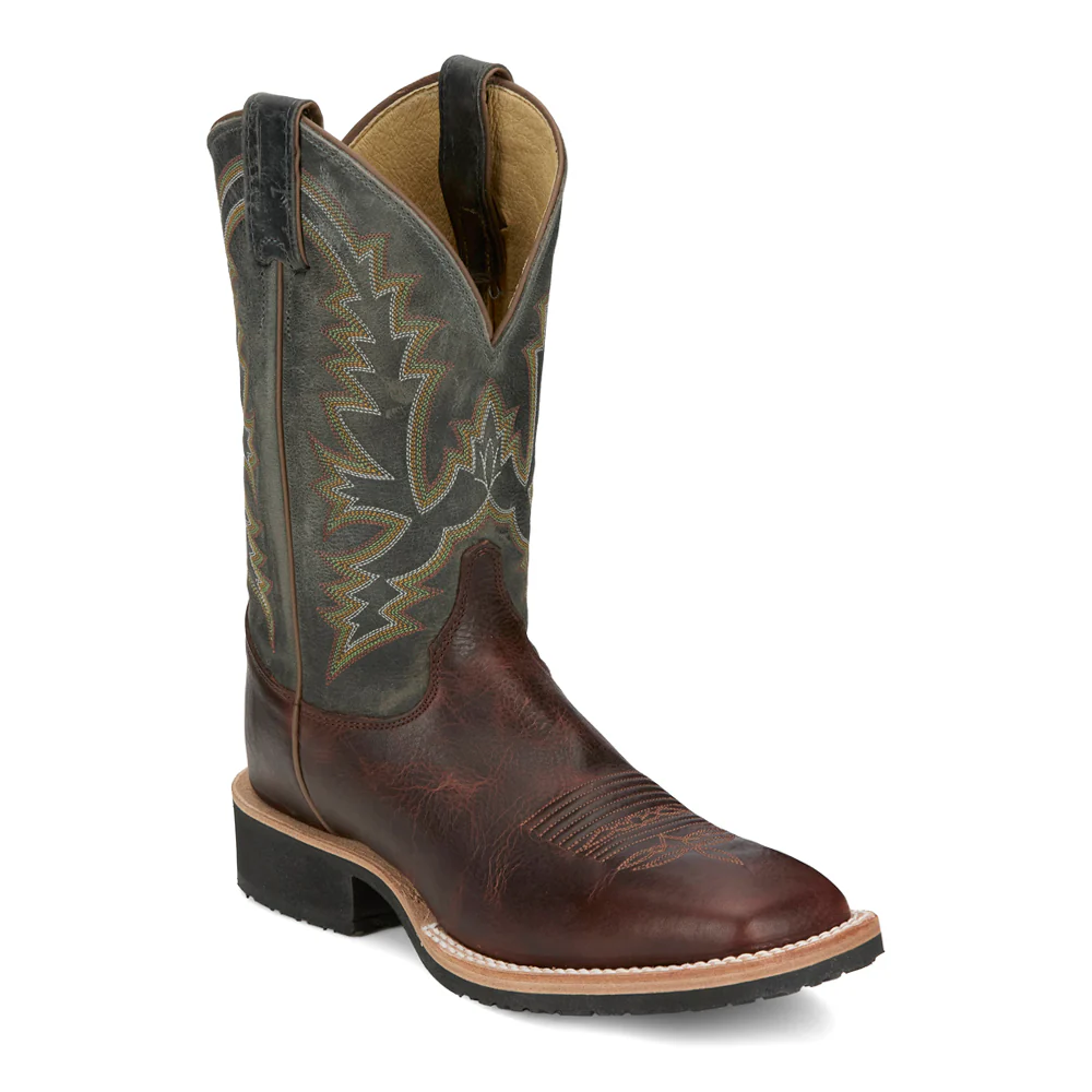 Trainor Square Toe Pull On Cowboy Boots - Image 2