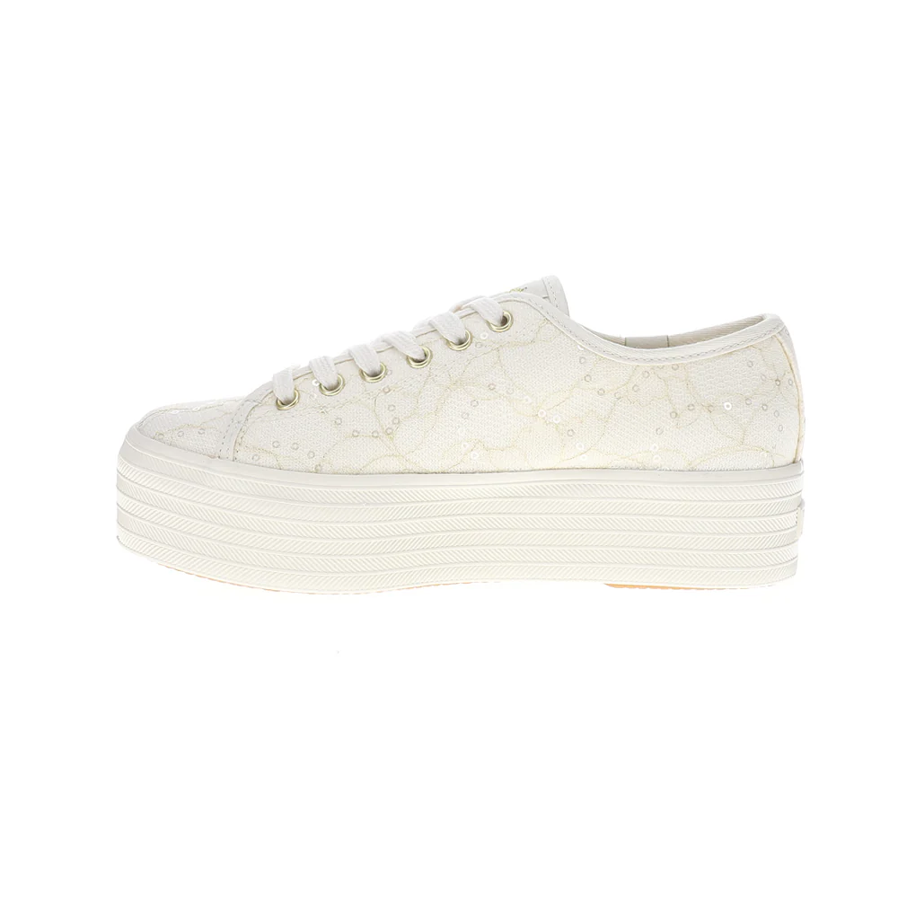 Triple Up Canvas Lace Up Sneakers - Image 3