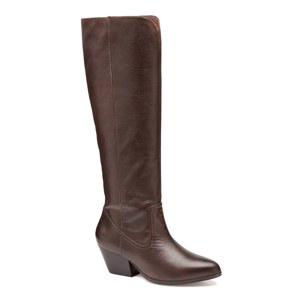 Tristen Tall Pointed Toe Zippered Boots - Image 2