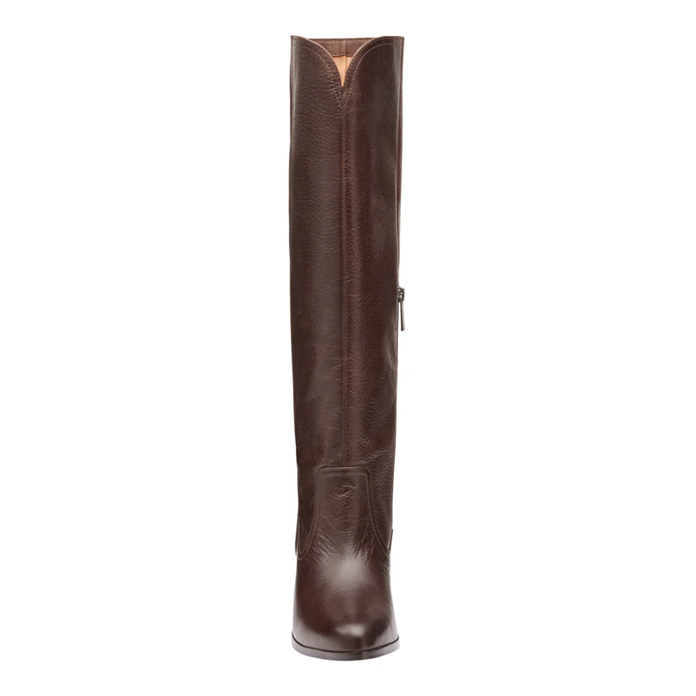 Tristen Tall Pointed Toe Zippered Boots - Image 3