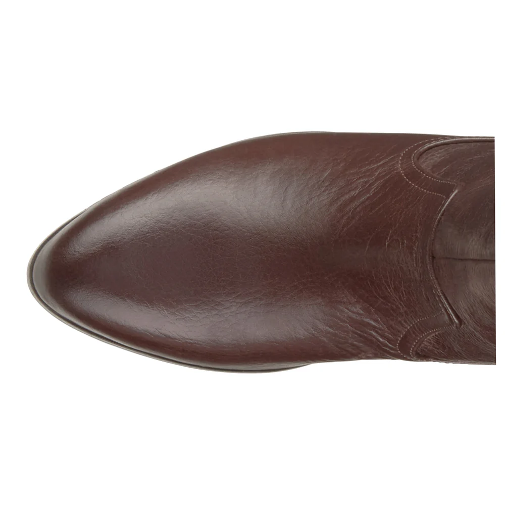 Tristen Tall Pointed Toe Zippered Boots - Image 4