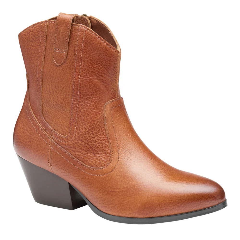 Tristen Western Pointed Toe Zippered Cowboy Booties - Image 2