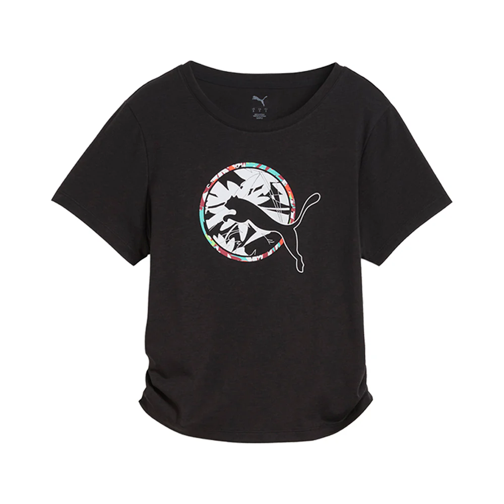 Tropical Graphic Fashion Crew Neck Short Sleeve T-Shirt