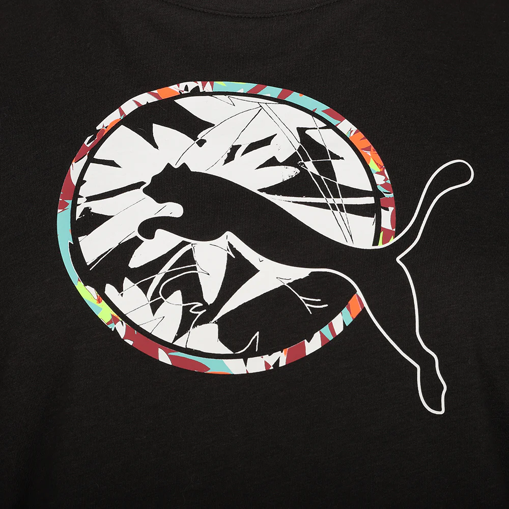 Tropical Graphic Fashion Crew Neck Short Sleeve T-Shirt - Image 5