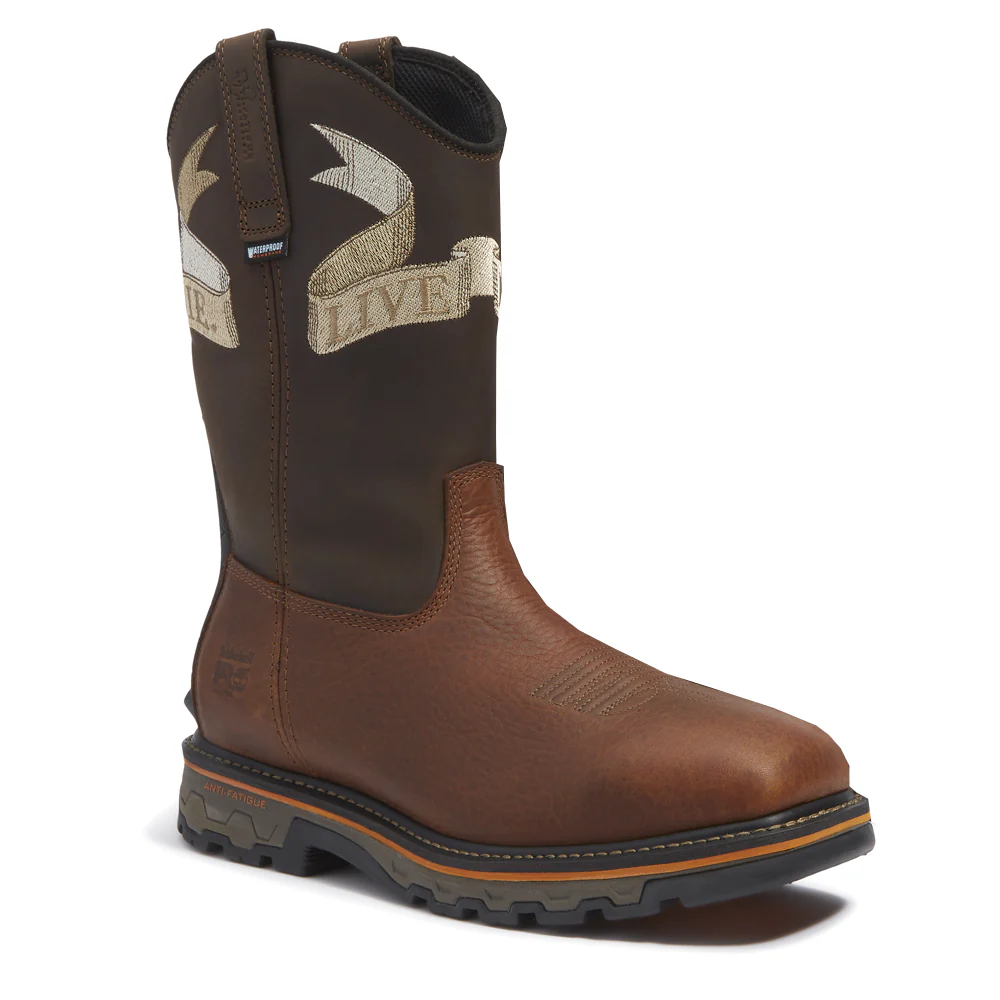 True Grit Live Free 12 Inch Waterproof Soft Toe Work Boots - Image 2
