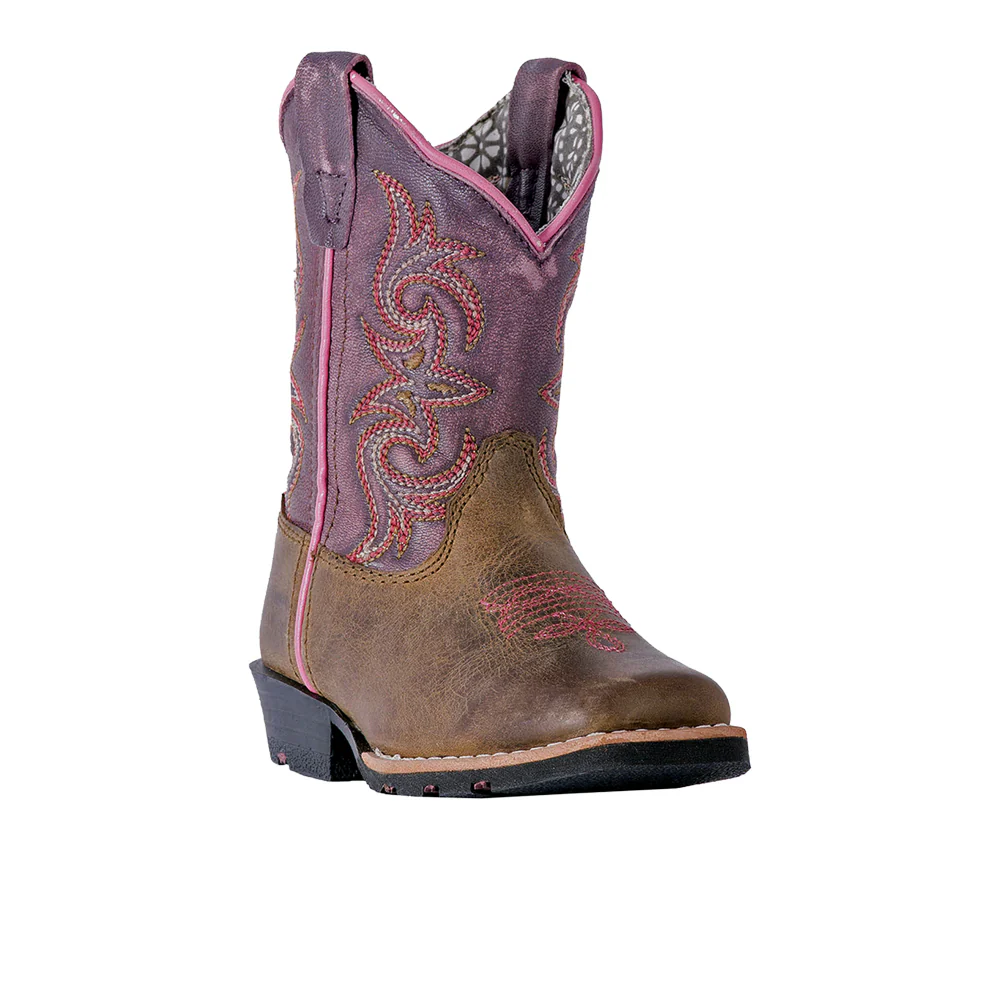 Tryke Embroidered Square Toe Cowboy Boots (Toddler) - Image 2