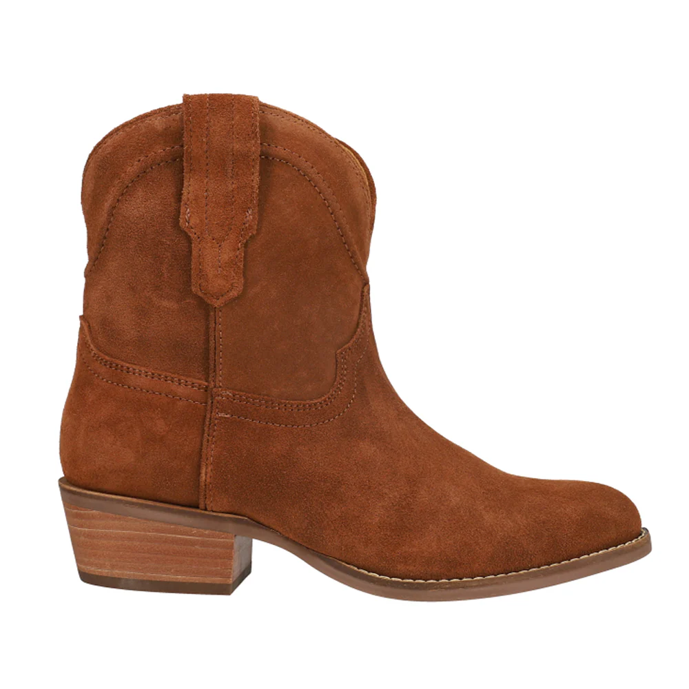 Tumbleweed Pull On Round Toe Cowboy Booties