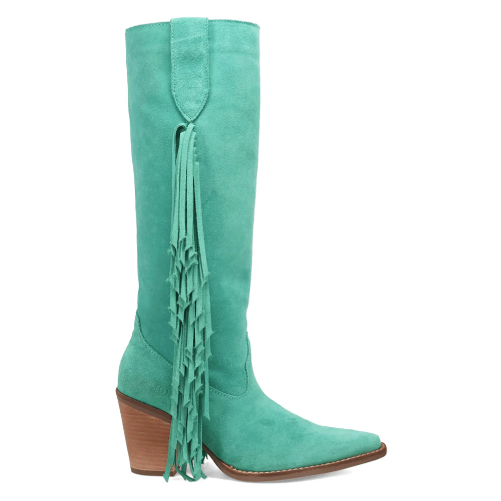 Twister Fringe Snip Toe Pull On Boots