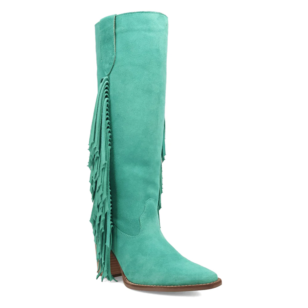 Twister Fringe Snip Toe Pull On Boots - Image 2