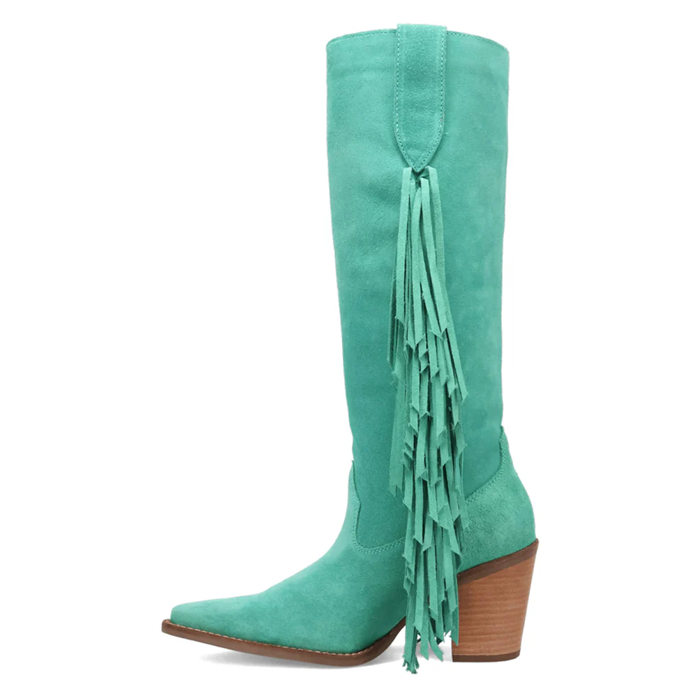 Twister Fringe Snip Toe Pull On Boots - Image 3
