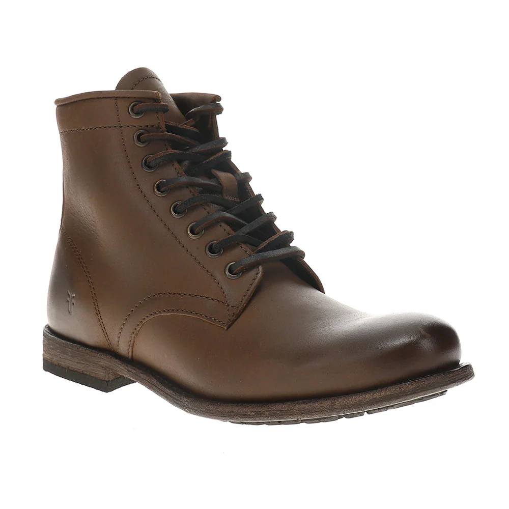 Tyler Round Toe Lace Up Boots - Image 2