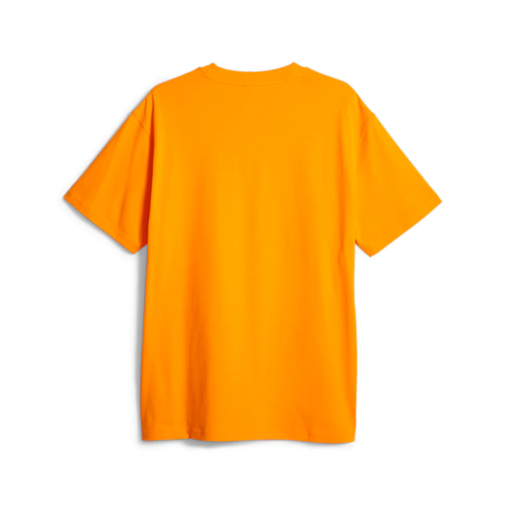PUMA X PLEASURES Typo Graphic Crew Neck Short Sleeve T-Shirt - Image 2