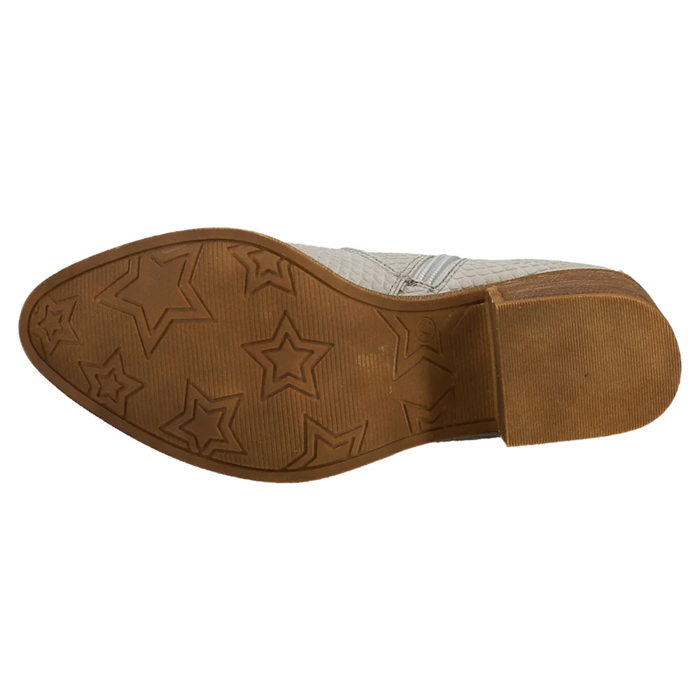 Unite Snake Round Toe Zippered Cowboy Booties - Image 5