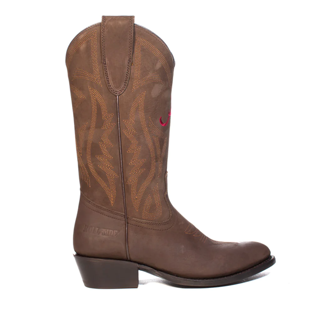 University of Alabama Embroidered Round Toe Cowboy Boots