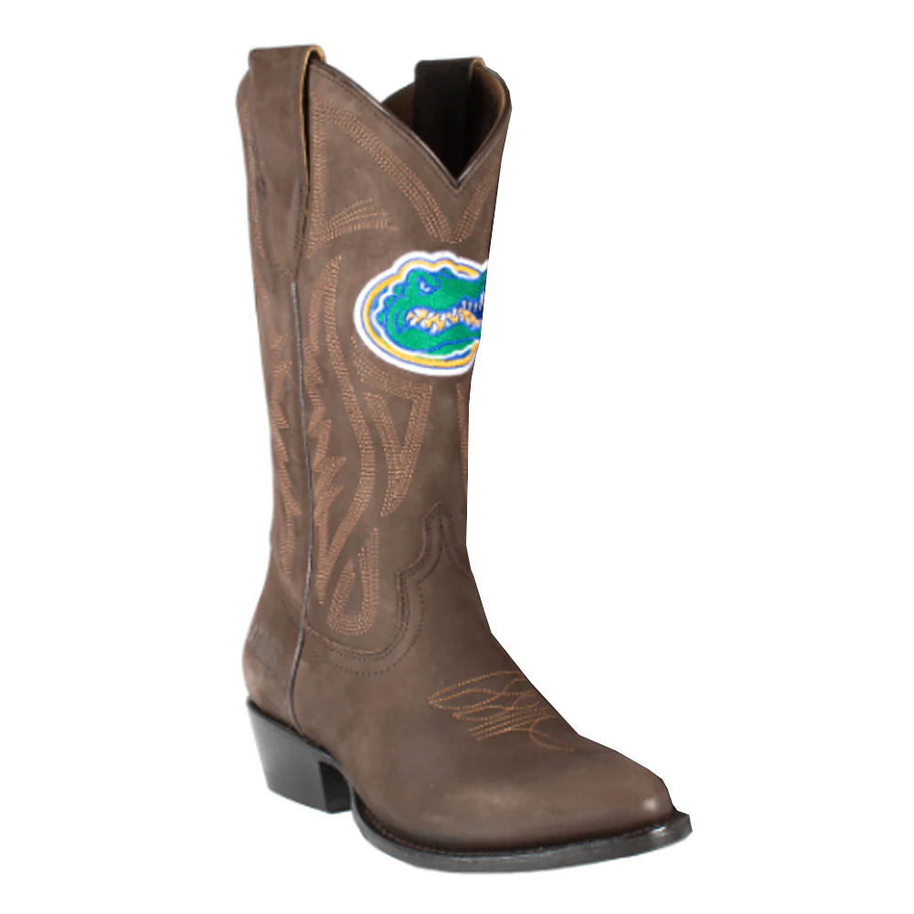 University of Florida Embroidered Round Toe Cowboy Boots - Image 2