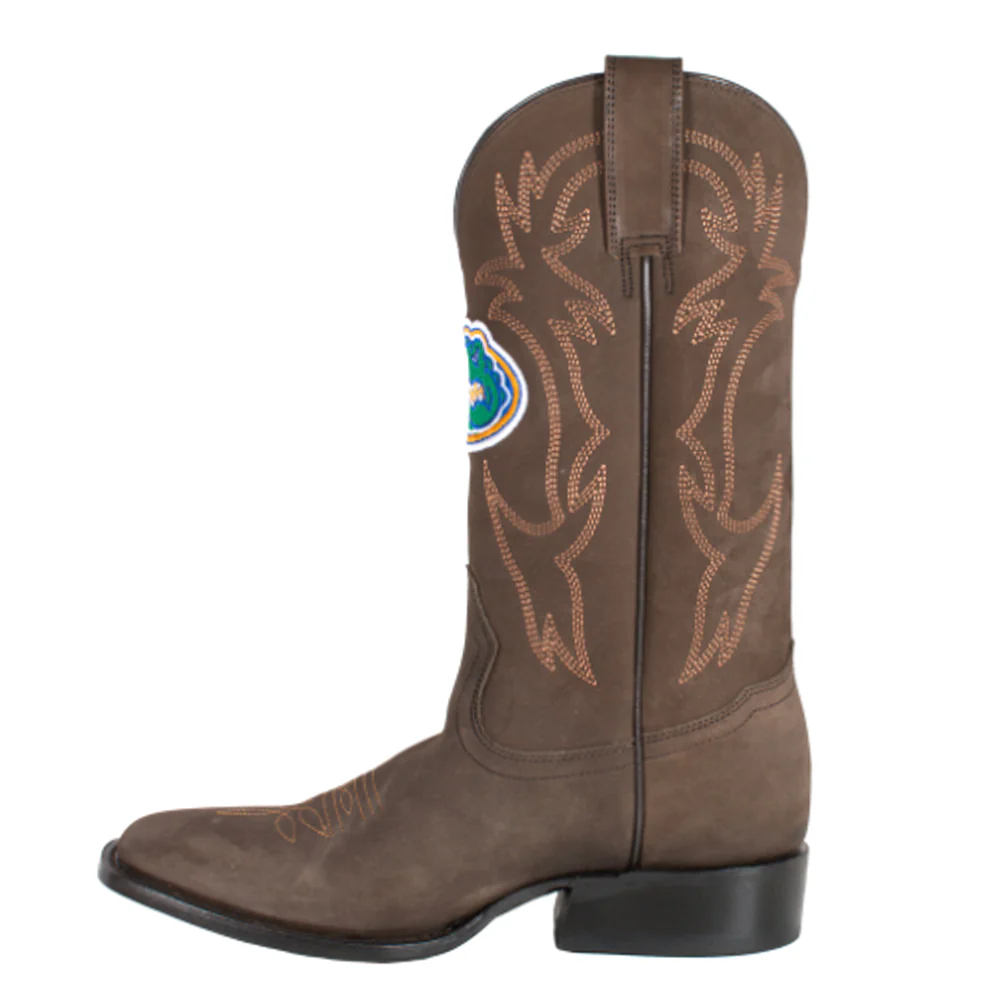 University of Florida Embroidered Round Toe Cowboy Boots - Image 3