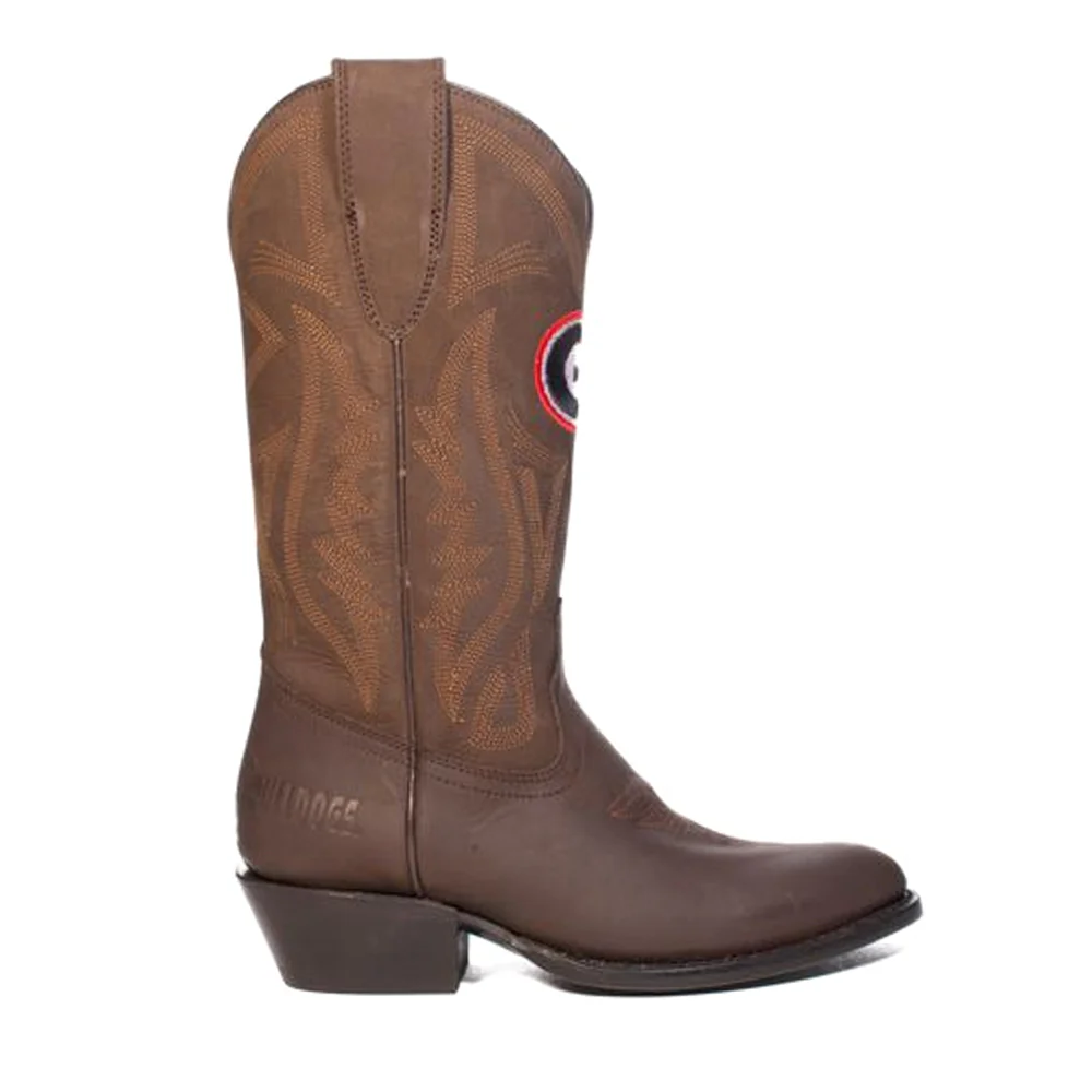 University of Georgia Embroidered Round Toe Cowboy Boots