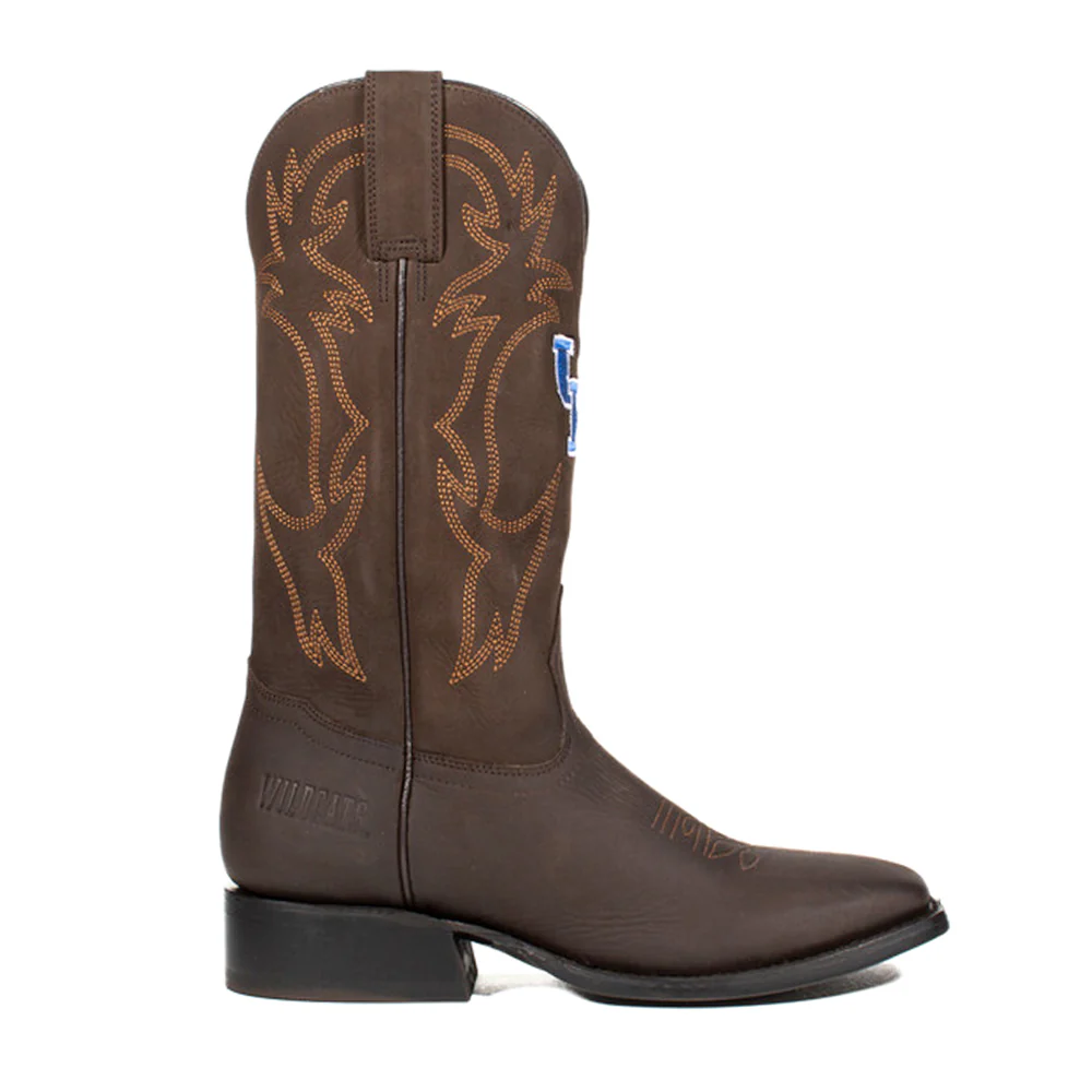 University of Kentucky Embroidered Square Toe Cowboy Boots