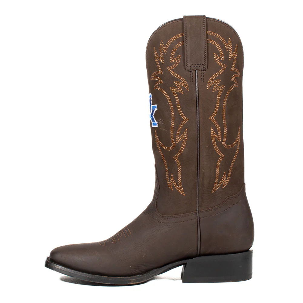 University of Kentucky Embroidered Square Toe Cowboy Boots - Image 3