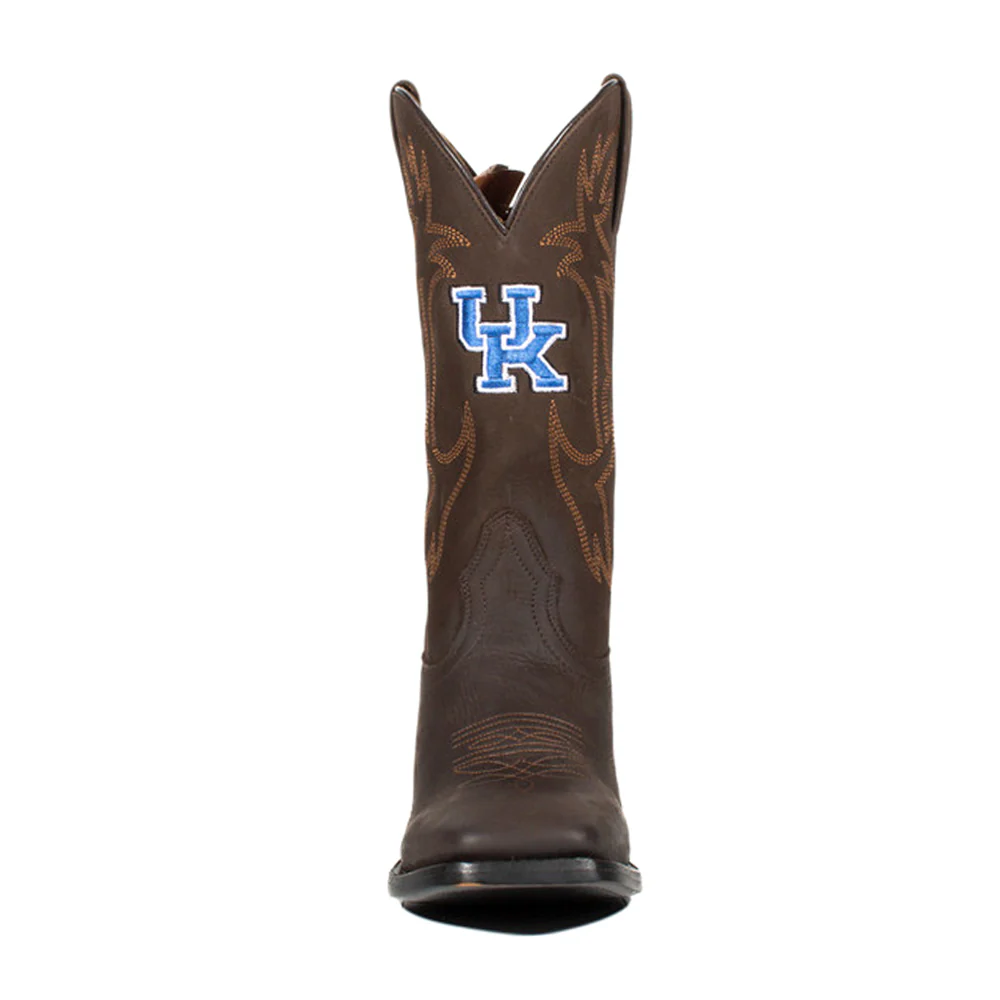 University of Kentucky Embroidered Square Toe Cowboy Boots - Image 4