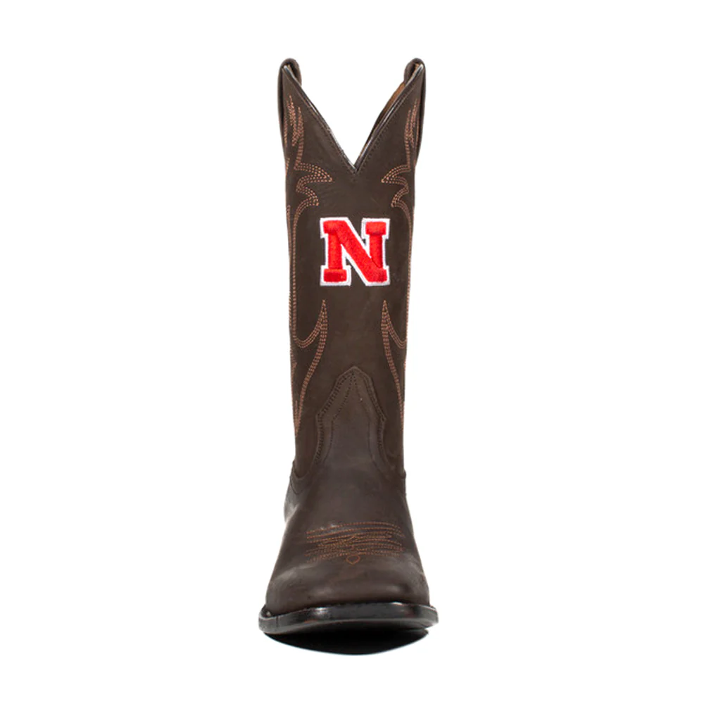 University of Nebraska Square Toe Cowboy Boots - Image 4