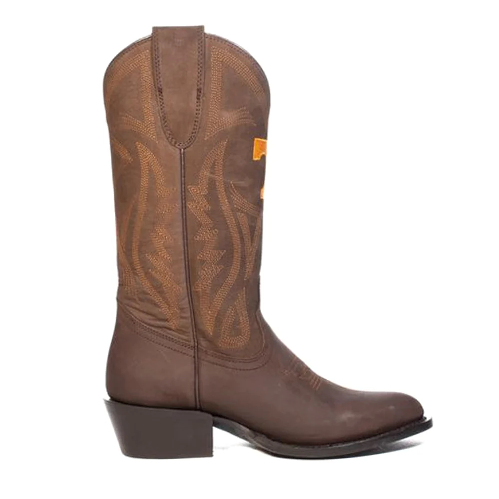 University of Tennesee Embroidered Round Toe Cowboy Boots - Image 3