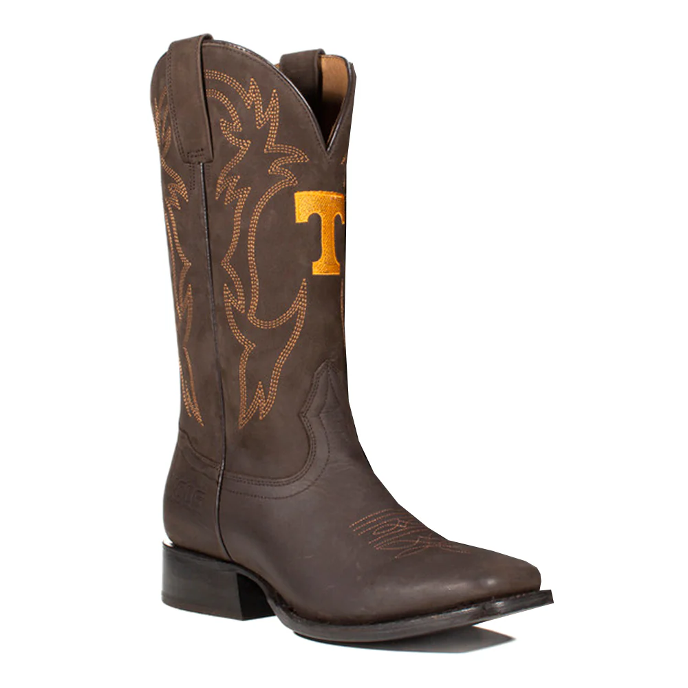 University of Tennessee Embroidered Square Toe Cowboy Boots - Image 2