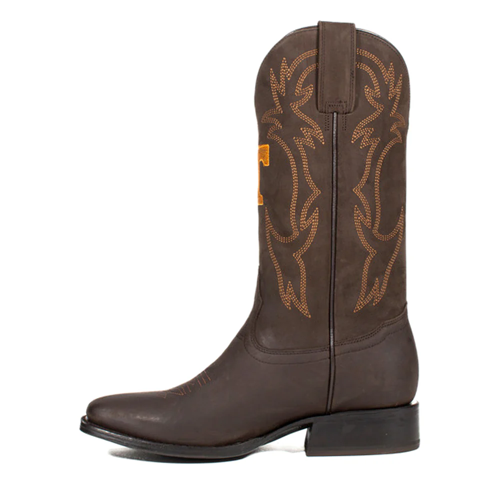 University of Tennessee Embroidered Square Toe Cowboy Boots - Image 3
