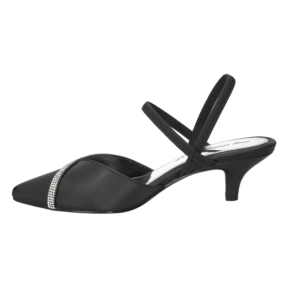 Unna Pointed Toe Slingback Pumps - Image 3