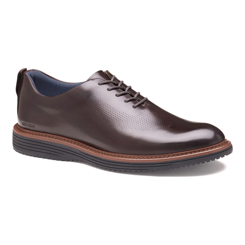 Upton One-Piece Perforated Lace Up Shoes - Image 2
