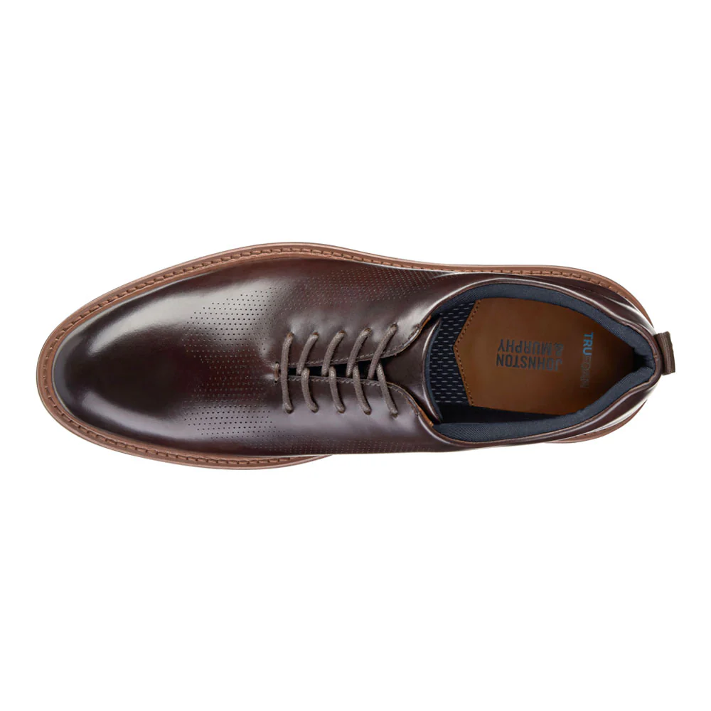 Upton One-Piece Perforated Lace Up Shoes - Image 4