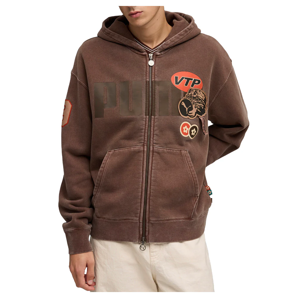 PUMA X Vandythepink Graphic Full Zip Hoodie - Image 3