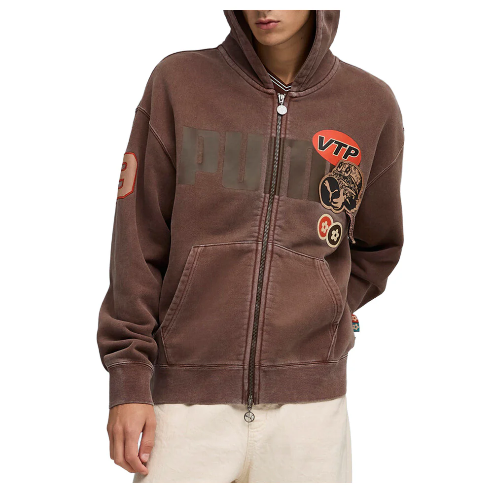 PUMA X Vandythepink Graphic Full Zip Hoodie - Image 5
