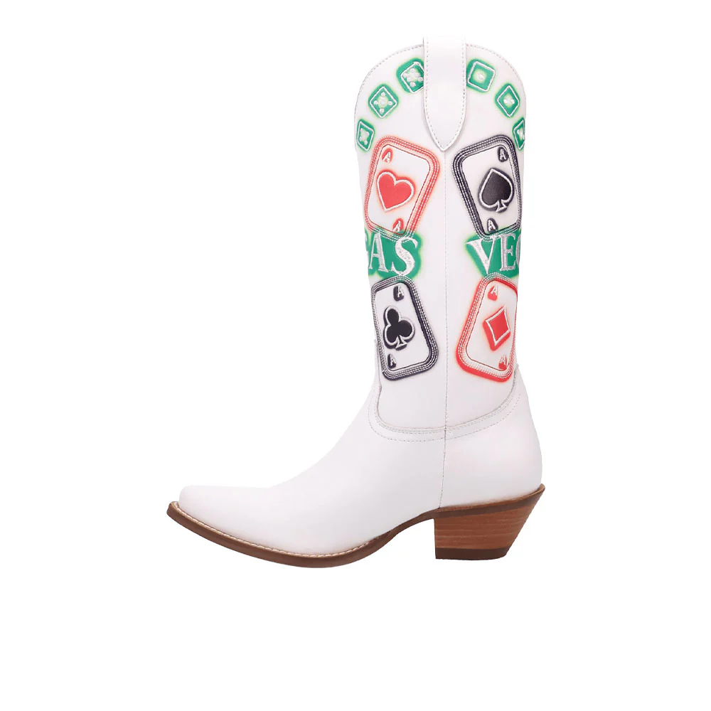 Vegas Leather Snip Toe Cowboy Boots - Image 3