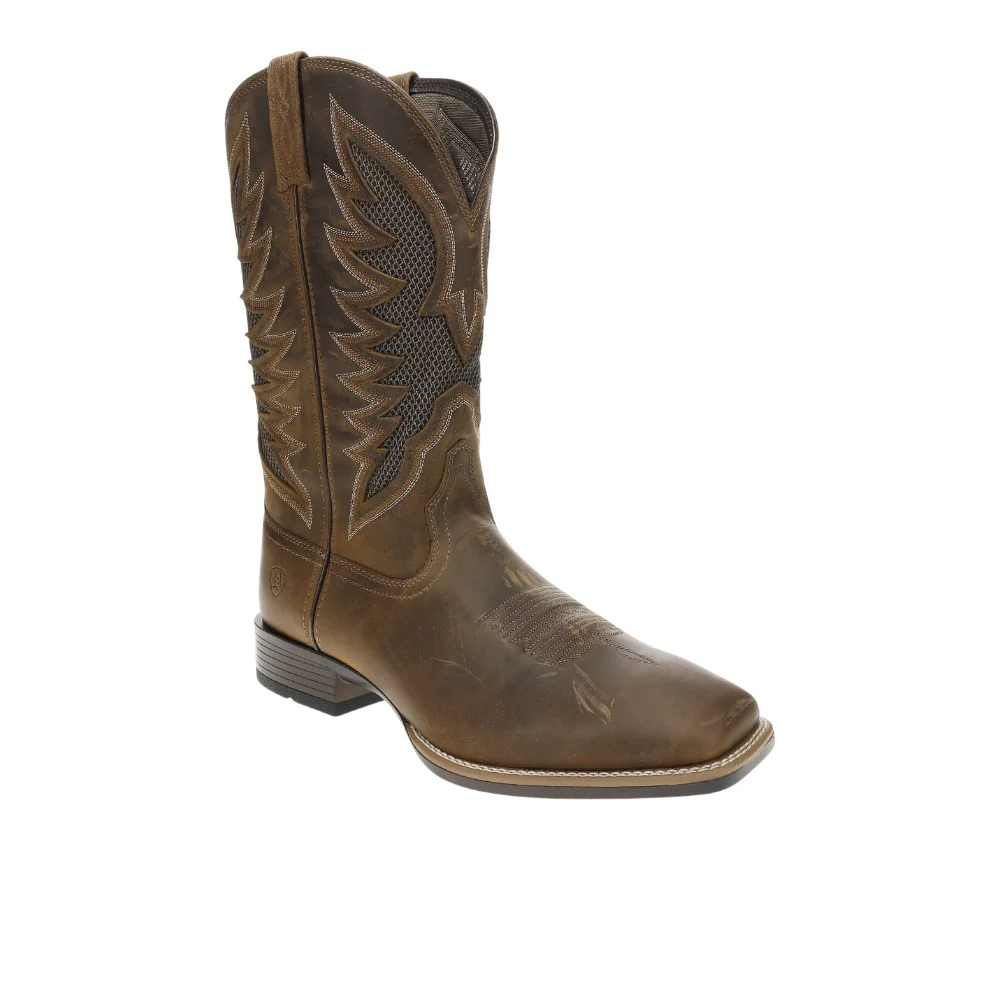 VentTEK Ultra Square Toe Pull On Cowboy Boots - Image 2